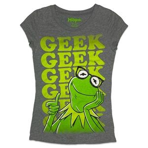 T-Shirt Kind Kermit Der Frosch Frog Antik Muppet Piggy
